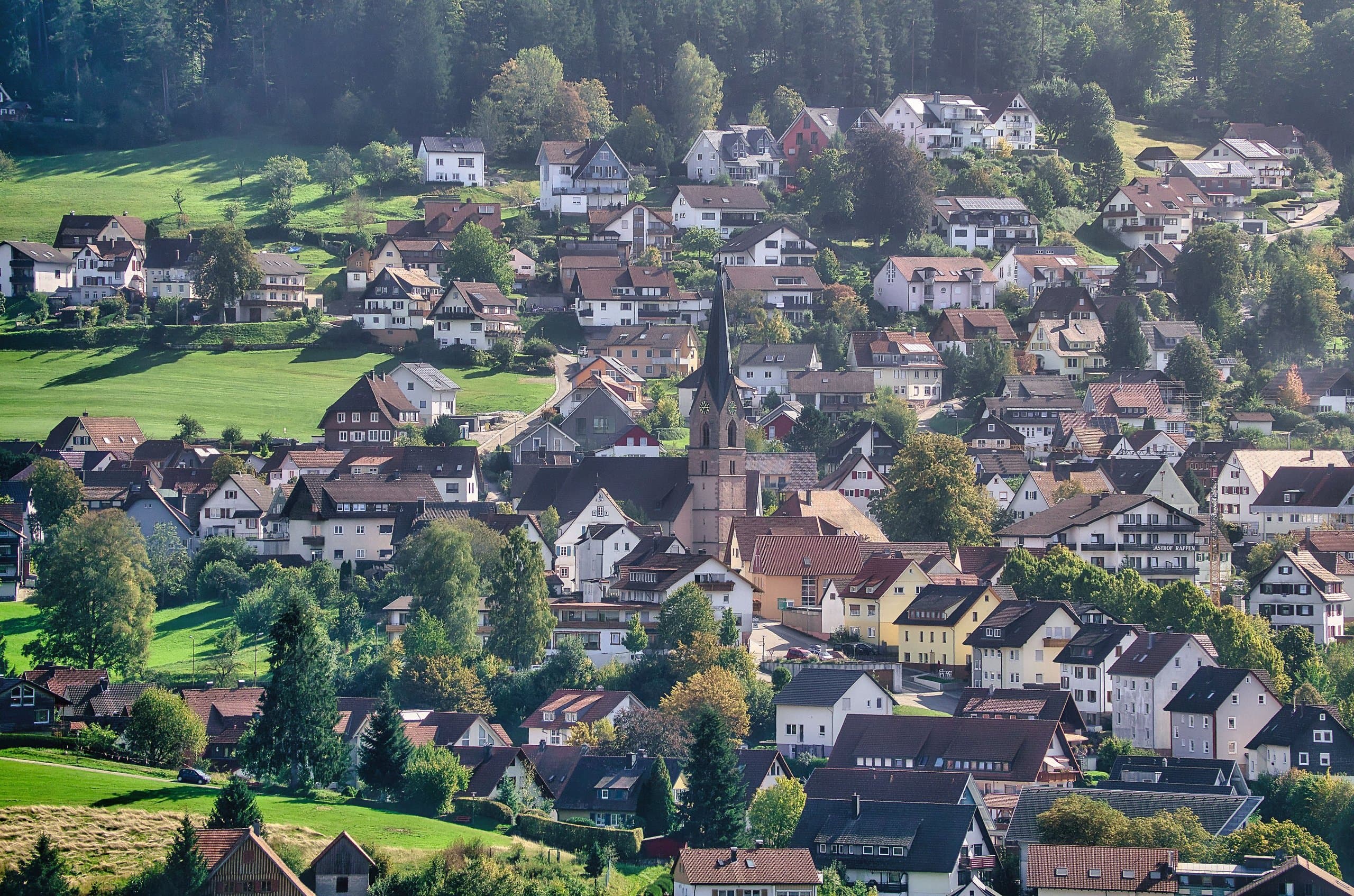 Malerische Kleinstadt in Baden-Württemberg (Symbolbild)